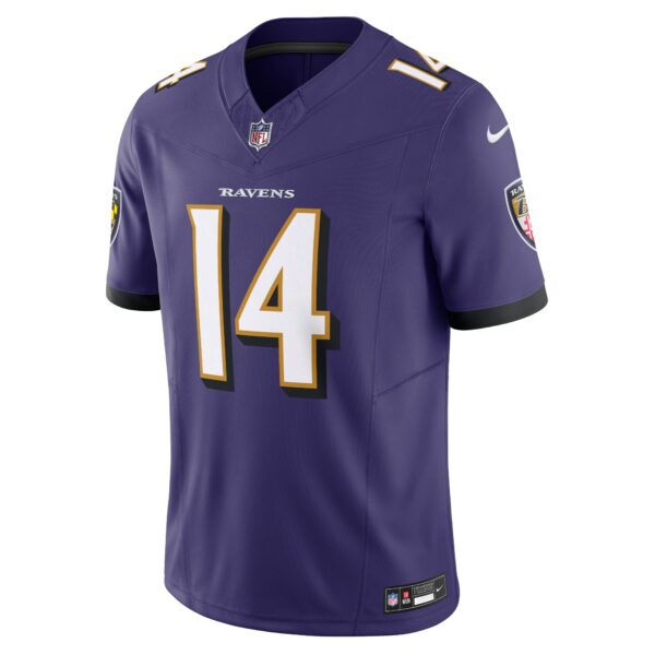 Men’s Baltimore Ravens Kyle Hamilton Nike Purple Vapor F.U.S.E. Limited Jersey