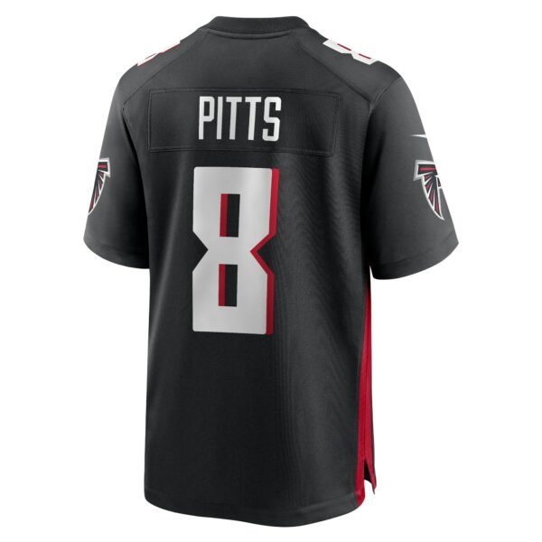 Men’s Atlanta Falcons Kyle Pitts Nike Black Game Jersey