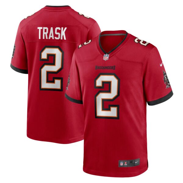 Men’s Tampa Bay Buccaneers Kyle Trask Nike Red Game Jersey