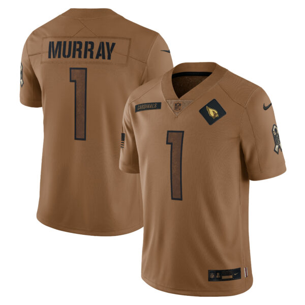 Men’s Arizona Cardinals Kyler Murray Nike Brown 2023 Salute To Service Limited Jersey