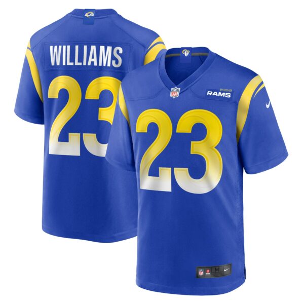 Men’s Los Angeles Rams Kyren Williams Nike Royal Game Player Jersey