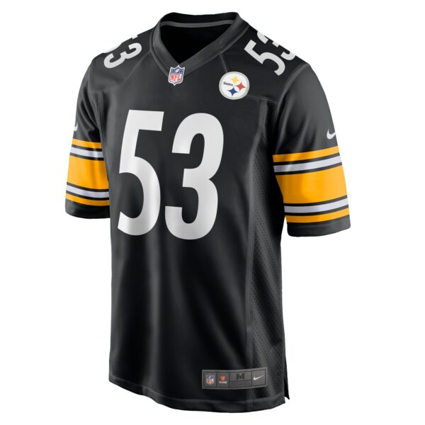 Men’s Pittsburgh Steelers Kyron Johnson Nike Black Game Jersey