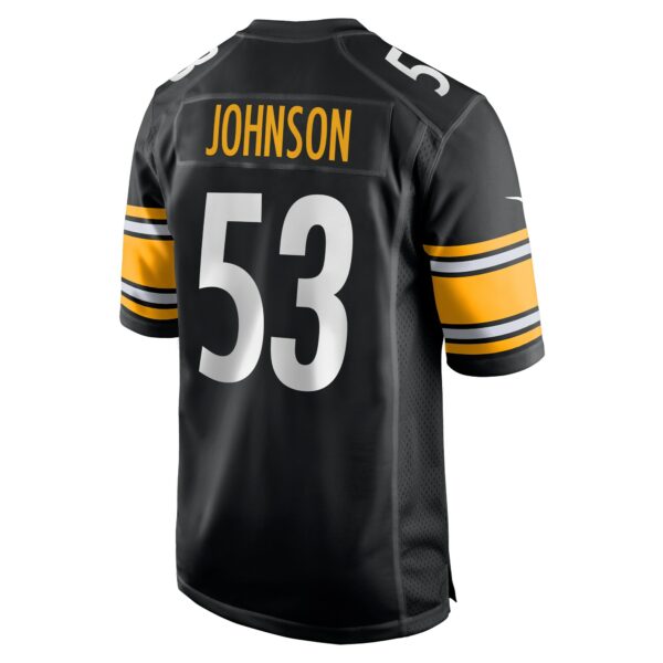 Men’s Pittsburgh Steelers Kyron Johnson Nike Black Game Jersey