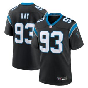 Men's Carolina Panthers LaBryan Ray Nike Black Team Game Jersey