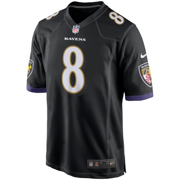 Men’s Baltimore Ravens Lamar Jackson Nike Black Game Jersey