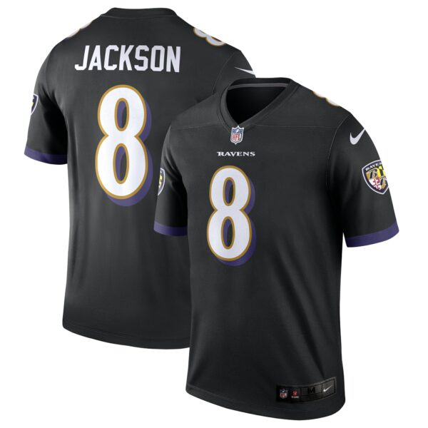 Men’s Baltimore Ravens Lamar Jackson Nike Black Legend Jersey