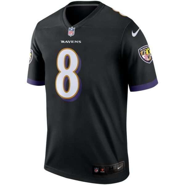 Men’s Baltimore Ravens Lamar Jackson Nike Black Legend Jersey