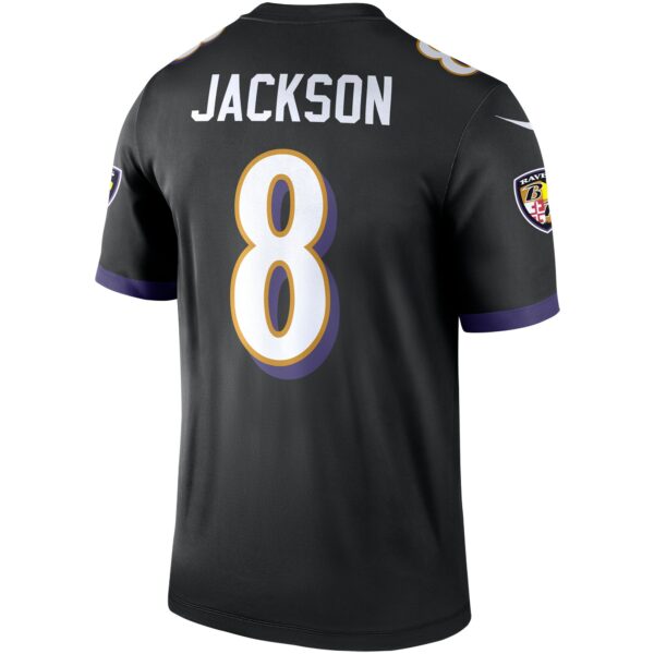 Men’s Baltimore Ravens Lamar Jackson Nike Black Legend Jersey