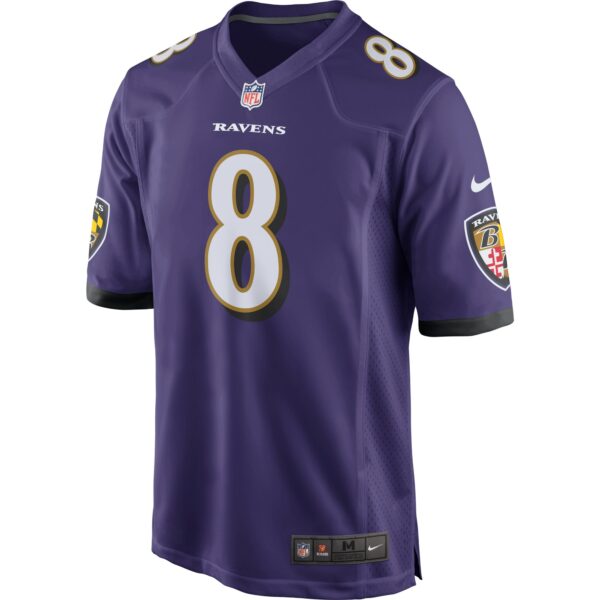 Men’s Baltimore Ravens Lamar Jackson Nike Purple Game Jersey