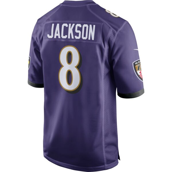 Men’s Baltimore Ravens Lamar Jackson Nike Purple Game Jersey