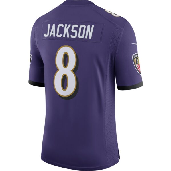 Men’s Baltimore Ravens Lamar Jackson Nike Purple Speed Machine Limited Jersey