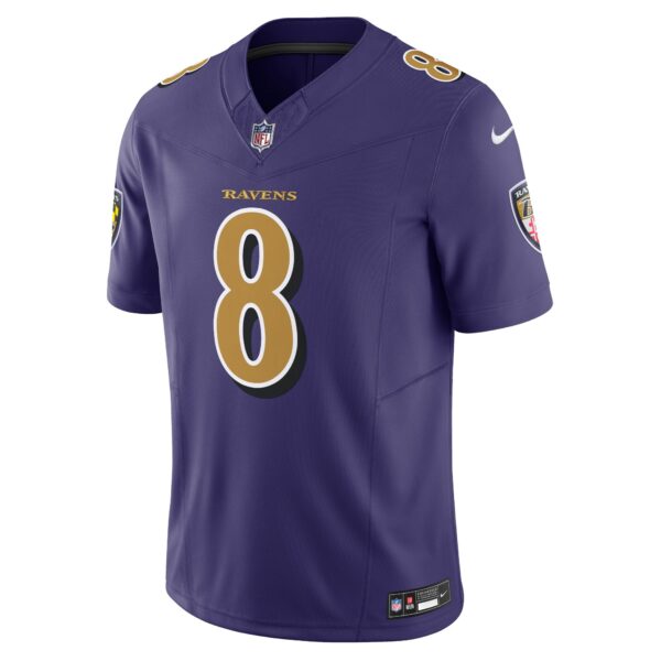 Men’s Baltimore Ravens Lamar Jackson Nike Purple Vapor F.U.S.E. Limited Jersey