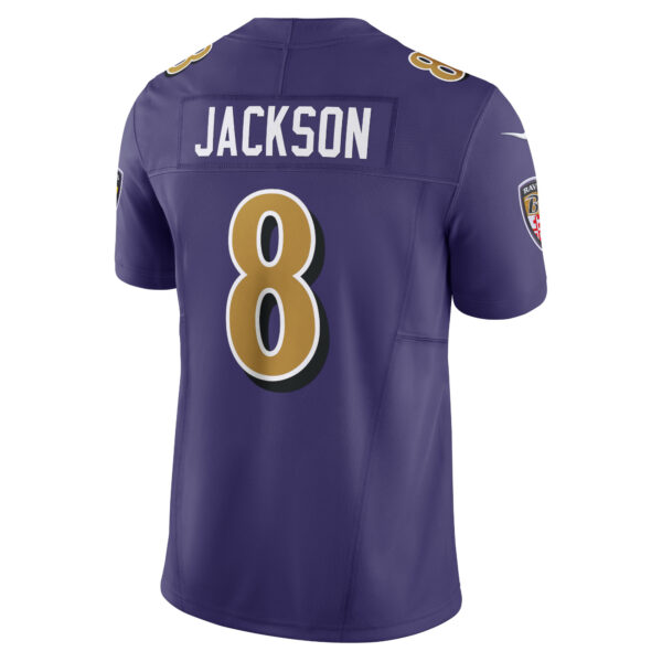 Men’s Baltimore Ravens Lamar Jackson Nike Purple Vapor F.U.S.E. Limited Jersey