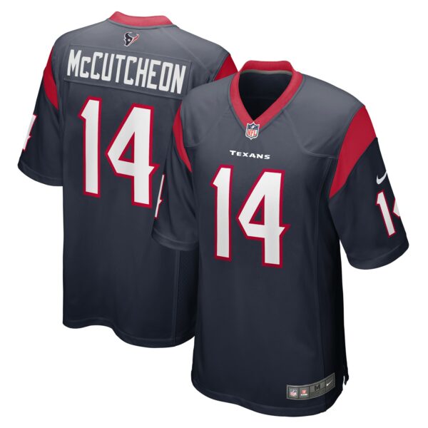 Men’s Houston Texans Lance McCutcheon Nike Navy Team Game Jersey