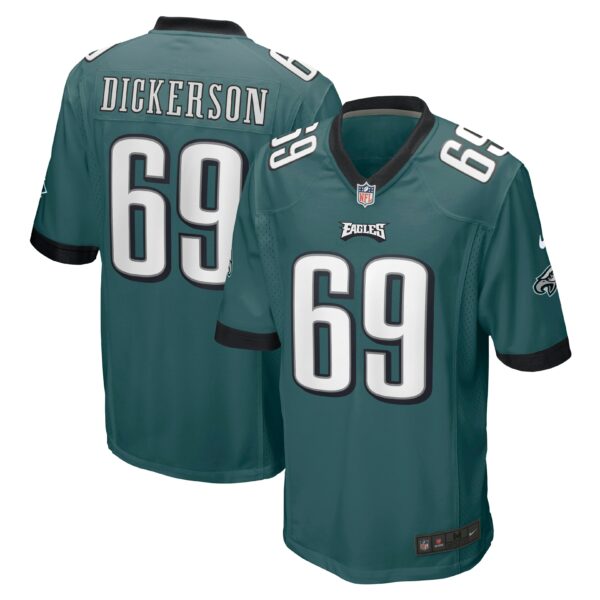 Men’s Philadelphia Eagles Landon Dickerson Nike Midnight Green Game Player Jersey