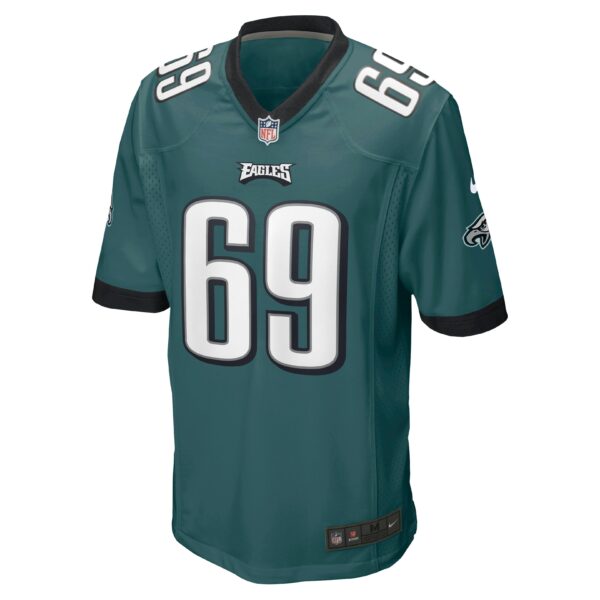 Men’s Philadelphia Eagles Landon Dickerson Nike Midnight Green Game Player Jersey