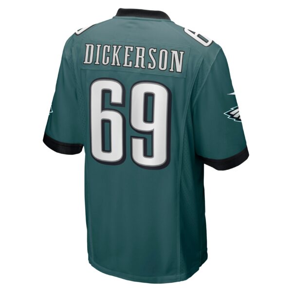 Men’s Philadelphia Eagles Landon Dickerson Nike Midnight Green Game Player Jersey