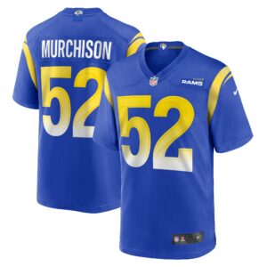 Men's Los Angeles Rams Larrell Murchison Nike Royal Team Game Jersey