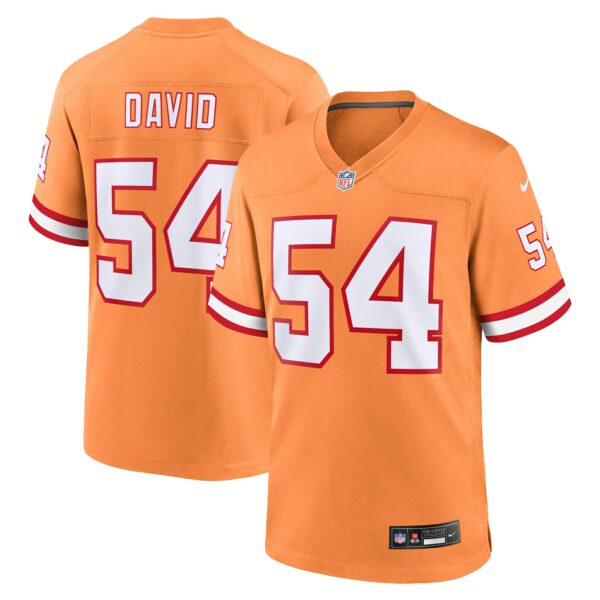 Men’s Tampa Bay Buccaneers Lavonte David Nike Orange Throwback Game Jersey