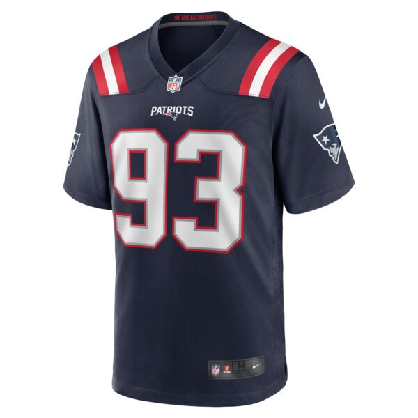 Men’s New England Patriots Lawrence Guy Nike Navy Team Game Jersey