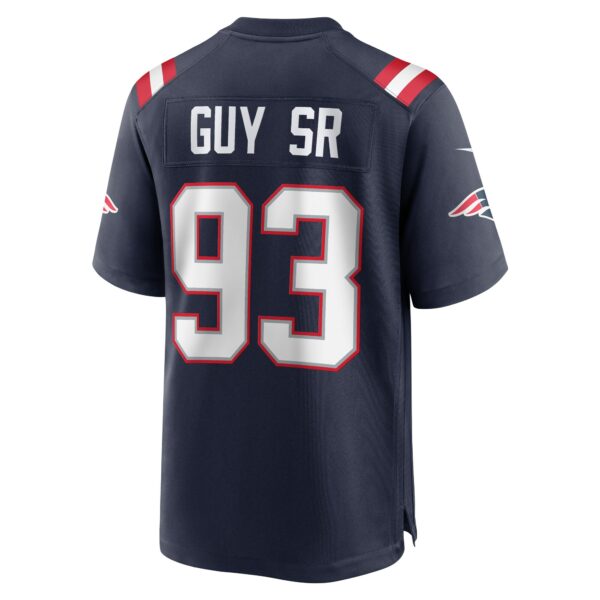 Men’s New England Patriots Lawrence Guy Nike Navy Team Game Jersey