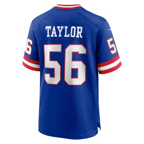 Men’s New York Giants Lawrence Taylor Nike Royal Classic Retired Player Game Jersey