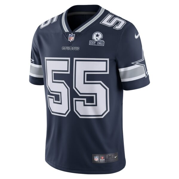 Men’s Dallas Cowboys Leighton Vander Esch Nike Navy 60th Anniversary Limited Jersey