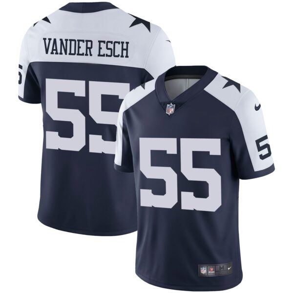 Men’s Dallas Cowboys Leighton Vander Esch Nike Navy Alternate Vapor Limited Jersey