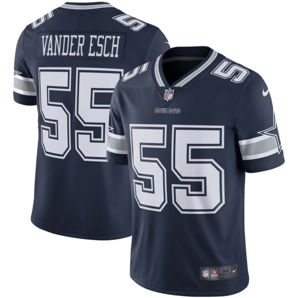 Men’s Dallas Cowboys Leighton Vander Esch Nike Navy Vapor Limited Player Jersey