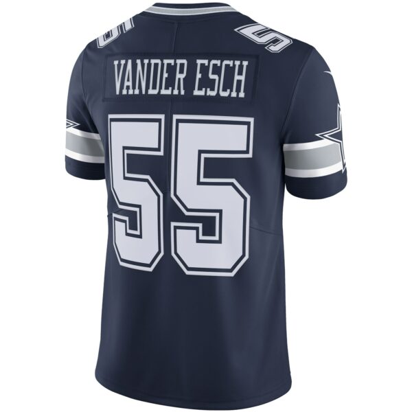 Men’s Dallas Cowboys Leighton Vander Esch Nike Navy Vapor Limited Player Jersey