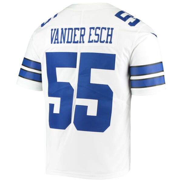 Men’s Dallas Cowboys Leighton Vander Esch Nike White 60th Anniversary Limited Jersey