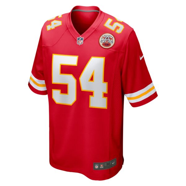 Men’s Kansas City Chiefs Leo Chenal Nike Red Game Player Jersey