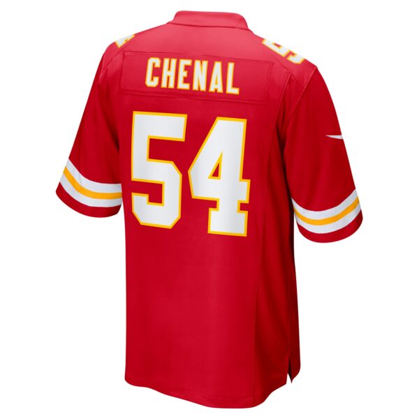 Men’s Kansas City Chiefs Leo Chenal Nike Red Game Player Jersey