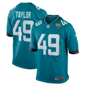 Men's Jacksonville Jaguars Leonard Taylor Nike Teal Game Jersey