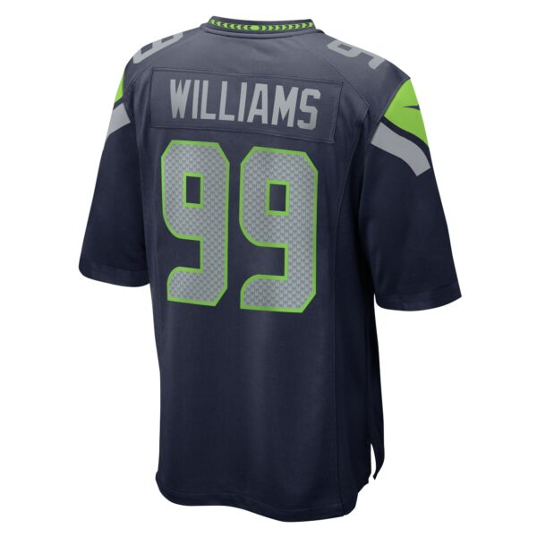 Men’s Seattle Seahawks Leonard Williams Nike College Navy Game Jersey