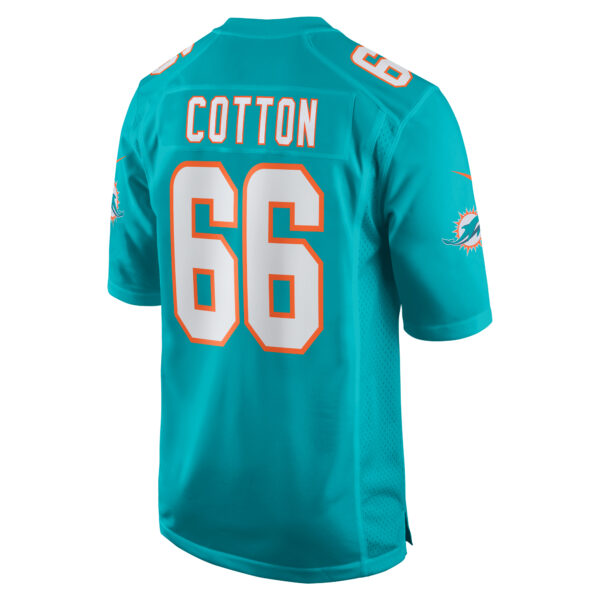 Men’s Miami Dolphins Lester Cotton Sr. Nike Aqua Home Game Player Jersey