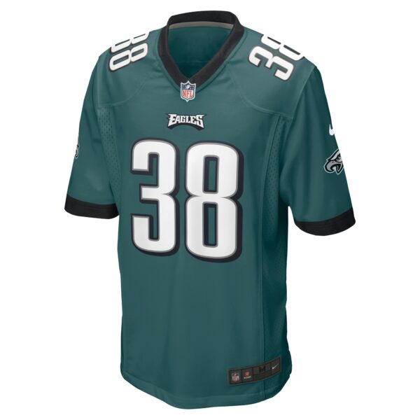 Men’s Philadelphia Eagles Lew Nichols III Nike Midnight Green Game Jersey