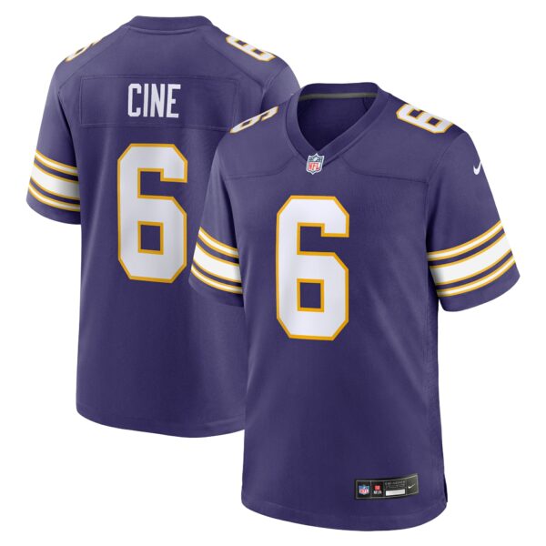 Men’s Minnesota Vikings Lewis Cine Nike Purple Classic Player Game Jersey