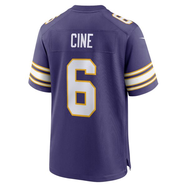 Men’s Minnesota Vikings Lewis Cine Nike Purple Classic Player Game Jersey