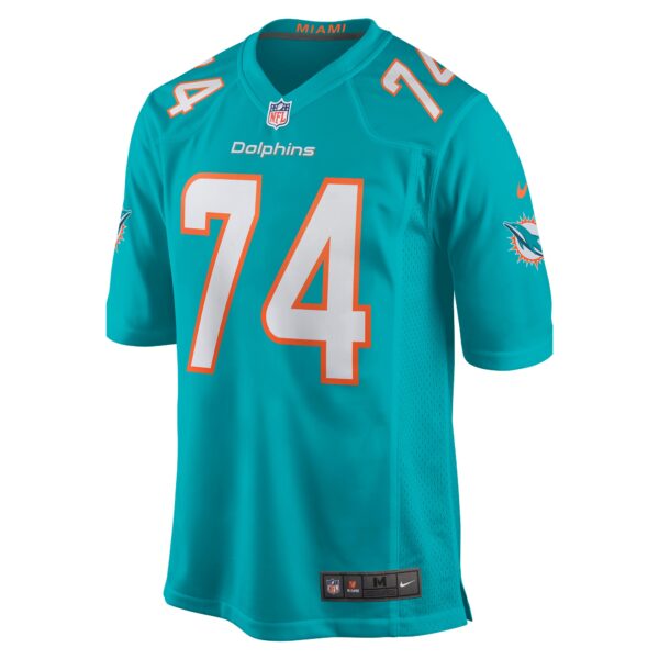 Men’s Miami Dolphins Liam Eichenberg Nike Aqua Game Jersey