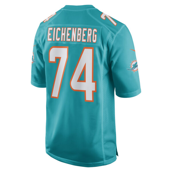 Men’s Miami Dolphins Liam Eichenberg Nike Aqua Game Jersey