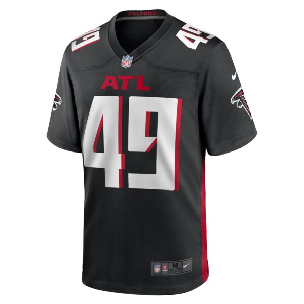 Men’s Atlanta Falcons Liam McCullough Nike Black Team Game Jersey