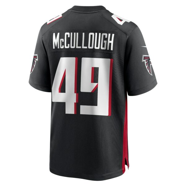 Men’s Atlanta Falcons Liam McCullough Nike Black Team Game Jersey