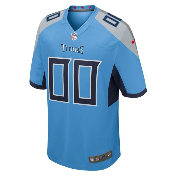 Men’s Tennessee Titans Nike Light Blue Alternate Custom Game Jersey