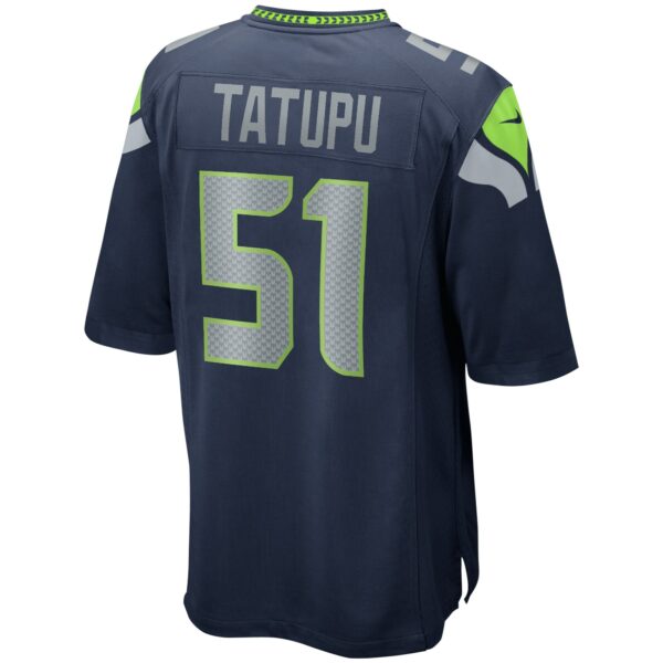 Men’s Seattle Seahawks Lofa Tatupu Nike College Navy Game Retired Player Jersey