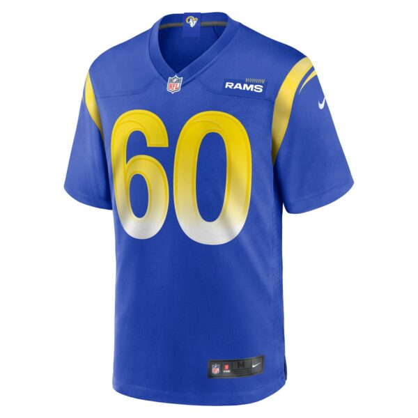 Men’s Los Angeles Rams Logan Bruss Nike Royal Game Player Jersey