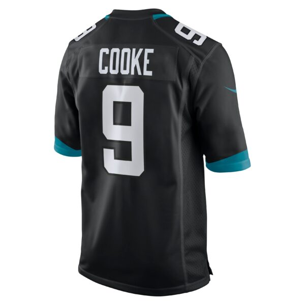 Men’s Jacksonville Jaguars Logan Cooke Nike Black Game Jersey