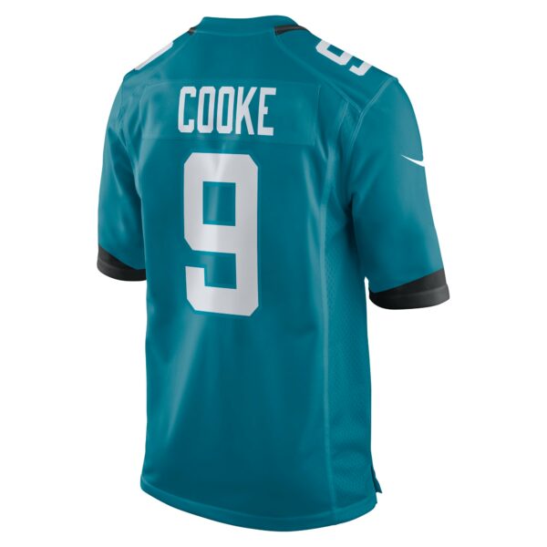 Men’s Jacksonville Jaguars Logan Cooke Nike Teal Game Jersey