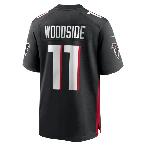 Men’s Atlanta Falcons Logan Woodside Nike Black Team Game Jersey