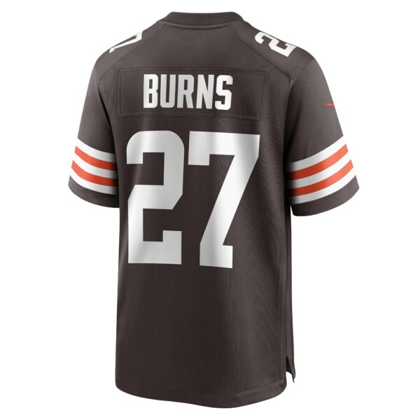 Men’s Cleveland Browns Lorenzo Burns Nike Brown Team Game Jersey